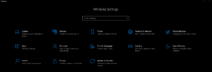 settings settings
