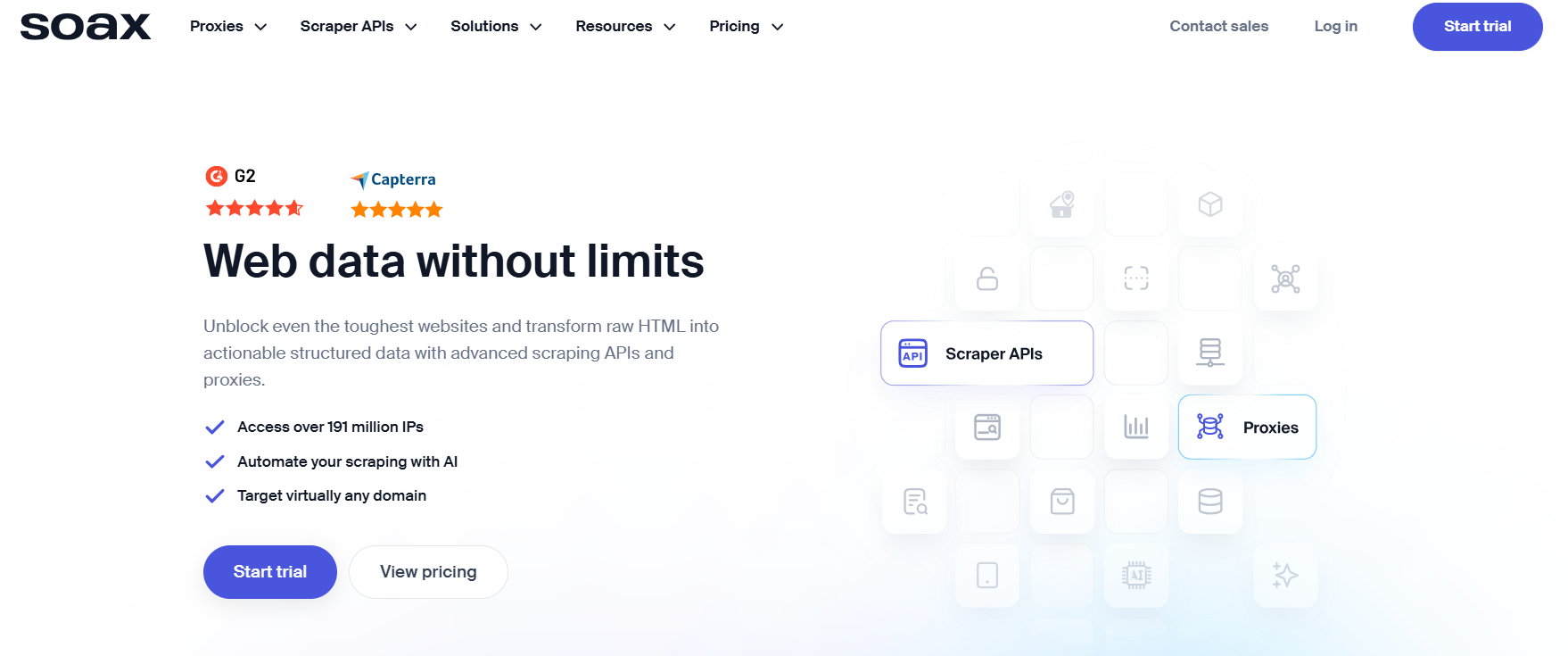 SOAX Homepage