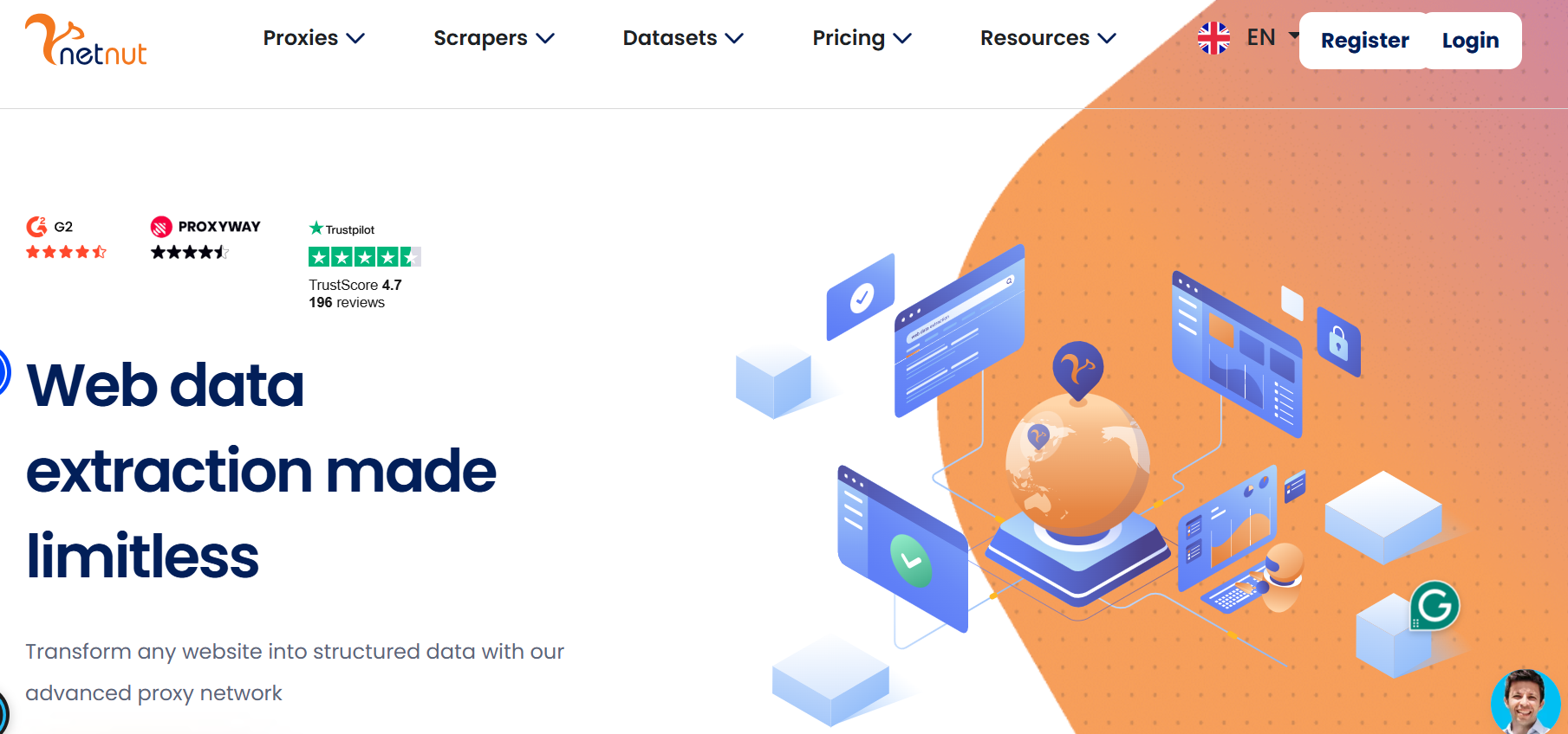 NetNut Homepage
